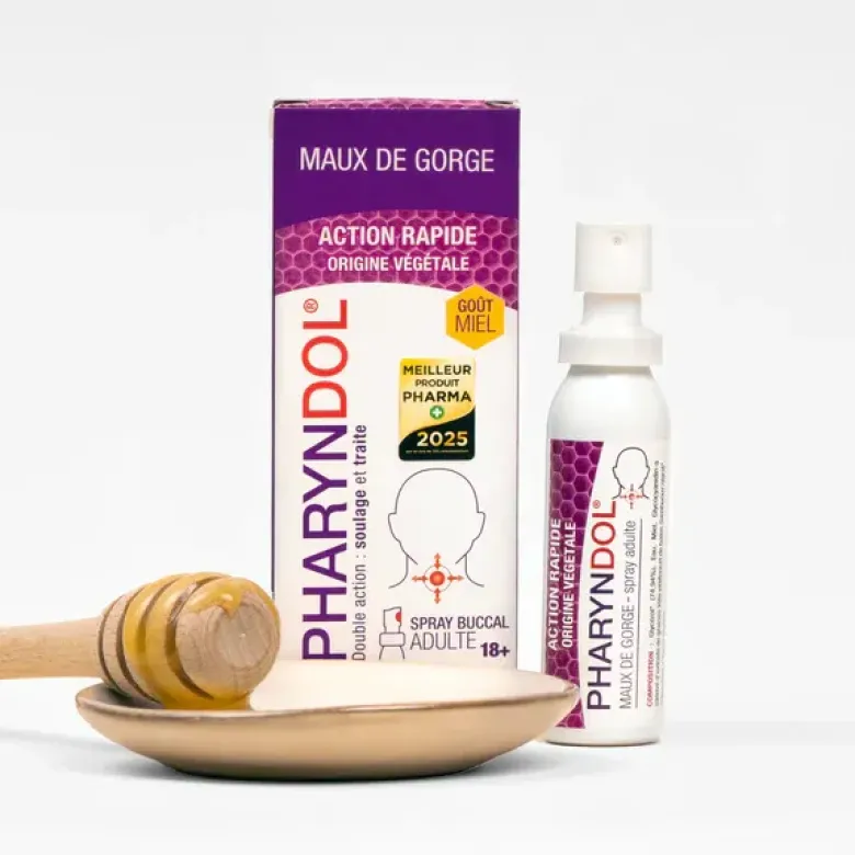Pharyndol maux de gorge adulte PediAct - spray de 30ml