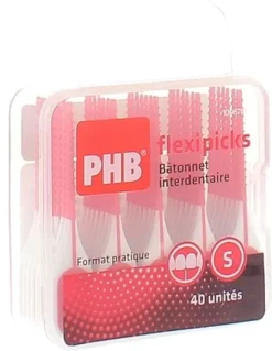 PHB Flexipicks Bâtonnet interdentaire Crinex - boîte de 40 unités