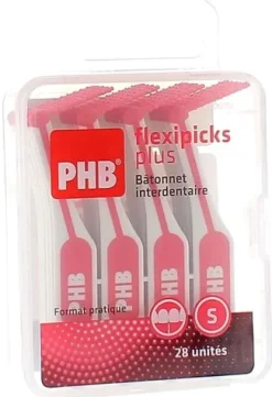 PHB Flexipicks Plus bâtonnet interdentaire Crinex - 28 unités