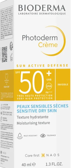 Photoderm Crème SPF50+ Bioderma - tube de 40 ml