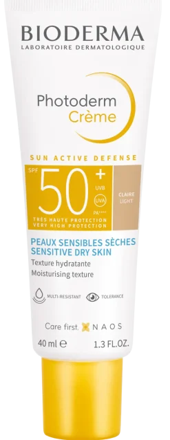 Photoderm Crème teinte claire SPF50+ Bioderma - tube de 40 ml