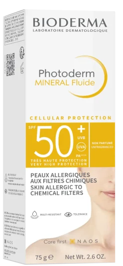 Photoderm Mineral Fluide SPF50+ Bioderma - flacon de 75g