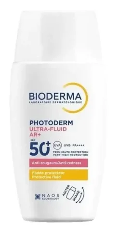 Photoderm ultra-fluid AR+ crème anti-rougeurs SPF50+ Bioderma - flacon de 40ml