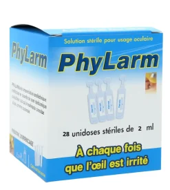 Phylarm œil irrité