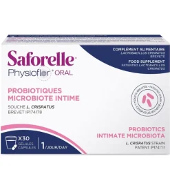 Physioflor Oral probiotiques microbiote intime Saforelle – 30 gélules