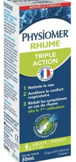 Physiomer rhume triple action - spray de 30ml