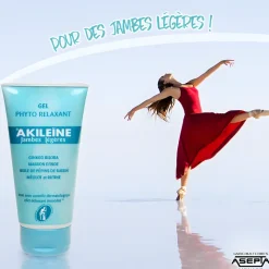 Phytogel relaxant jambes légères Akileïne - tube de 150 ml