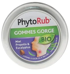 PhytoRub Gommes gorge bio Nutreov - boite de 45g