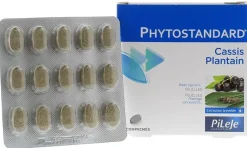 Phytostandard de Cassis et de Plantain BIO Pileje - boite de 30 comprimés