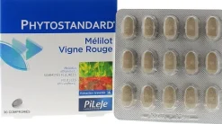 Phytostandard de mélilot et de vigne rouge Pileje - boîte de 30 comprimés