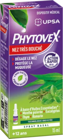 Phytovex nez très bouché Upsa - Spray de 15 ml