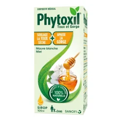 Phytoxil Sirop pour la gorge Sanofi - flacon de 100 ml
