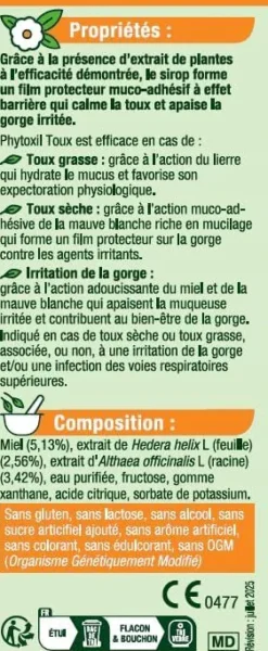 Phytoxil toux sèche et grasse Opella