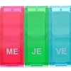 Pilulier 7 cases Box7 multicolore avec séparateur Anabox - un pilulier