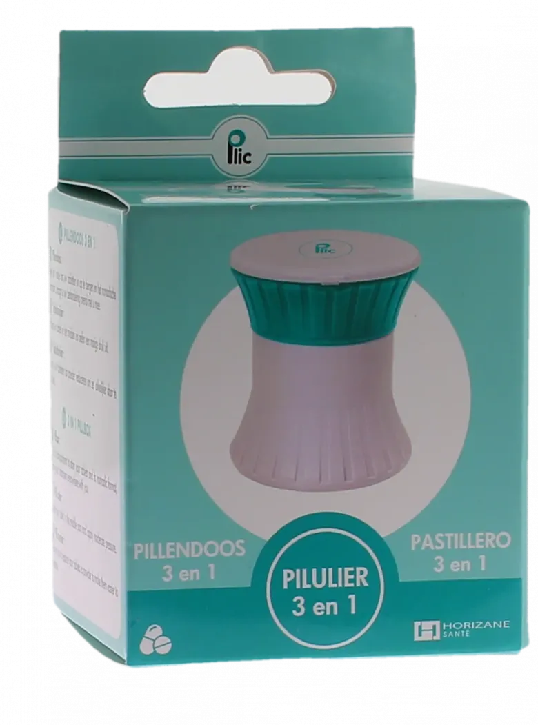 Pilulier 3 en 1 Plic - un pilulier