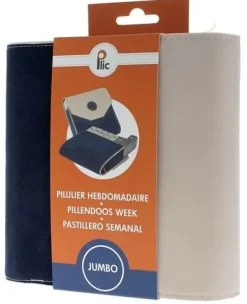 Pilulier hebdomadaire Jumbo velours Plic - un pilulier