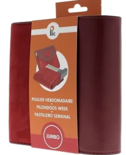 Pilulier hebdomadaire Jumbo velours Plic - un pilulier