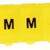 Pilulier hebdomadaire moyen format Médicapoche - un pilulier