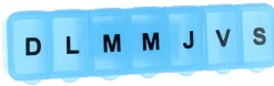 Pilulier hebdomadaire moyen format Médicapoche - un pilulier