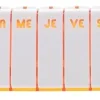 Pilulier hebdomadaire orange Pilbox Tempo Cooper - 1 pilulier