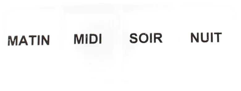 Pilulier journalier petit format Médicapoche - un pilulier
