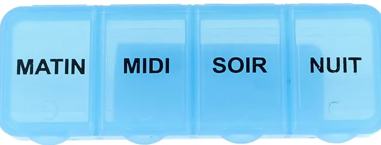 Pilulier journalier petit format Médicapoche - un pilulier