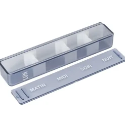 Pilulier modulo bleu Plic - un pilulier