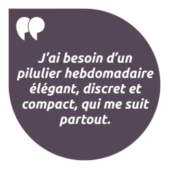 Pilulier Pilbox Liberty Cooper - 1 pilulier rouge