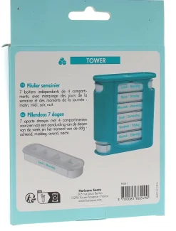 Pilulier tour semainier et journalier Plic care - un pilulier