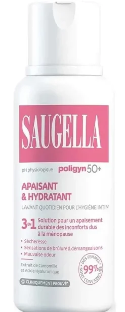 Poligyn 50+ soin lavant intime Saugella