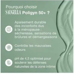 Poligyn 50+ soin lavant intime Saugella