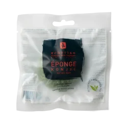 Éponge konjac au thé vert éponge douce exfoliante Erborian