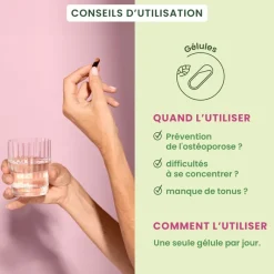 Postménopause Herbalgem - boîte de 30 gélules
