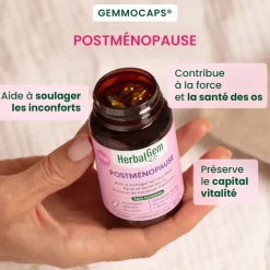 Postménopause Herbalgem - boîte de 30 gélules
