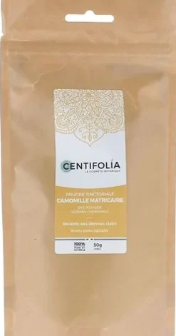 Poudre tinctoriale Camomille matricaire Centifolia - sachet de 50g