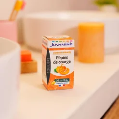 Pépins de Courge Confort Urinaire Juvamine - boîte de 30 capsules