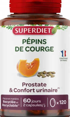 Pépins de courge Super Diet - boite de 120 capsules