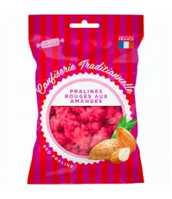 Pralines rouges aux amandes Ma petite confiserie - sachet de 100 g