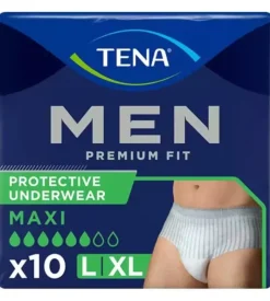 Premium fit maxi protection urinaire men niveau 4 Tena - sachet de 10 protections