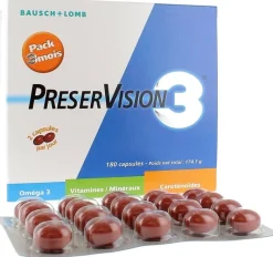 Preservision 3 complément alimentaire à visée oculaire Bausch lomb
