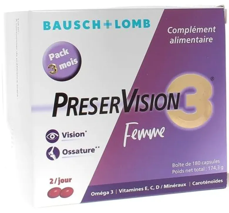PreserVision 3 femme Bausch & Lomb