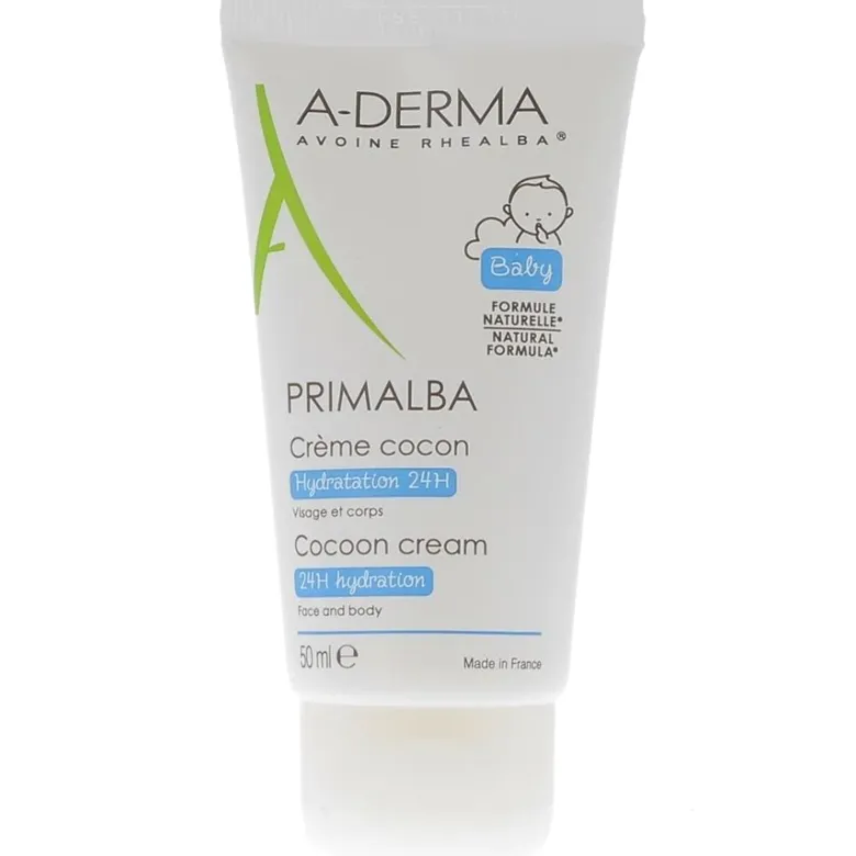 Primalba crème cocon hydratation 24h A-Derma - tube de 50 ml