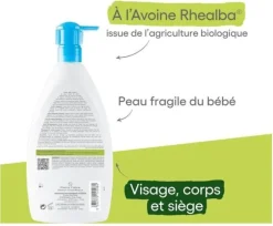 Primalba lait de toilette sans rinçage Aderma - flacon pompe 500 ml