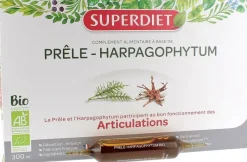 Prêle Harpagophytum Bio Super Diet - coffret 20 ampoules de 15 ml