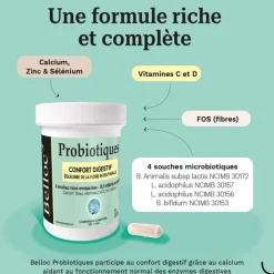 Probiotiques Confort digestif Belloc – 30 gélules végétales