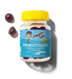 Probiotiques enfants sans sucres Mium Lab - pot de 30 gummies