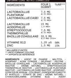 Probiotiques enfants sans sucres Mium Lab - pot de 30 gummies