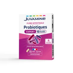 Probiotiques équilibre flore intestinale Juvamine – 15 gélules