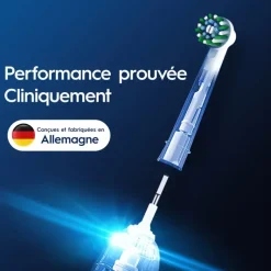 Pro cross action brossettes brosse à dents électrique Oral-B - 8 brossettes