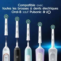 Pro cross action brossettes brosse à dents électrique Oral-B - 8 brossettes